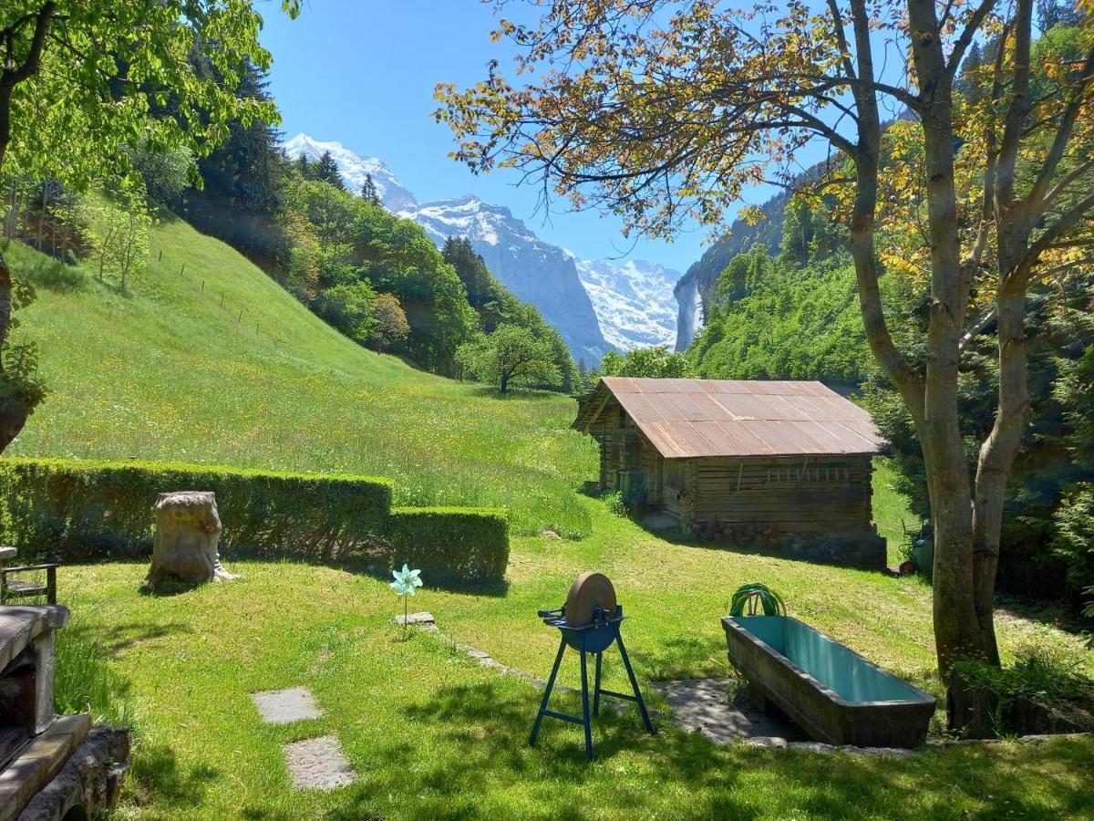 Apartmán Chalet Elza Lauterbrunnen Exteriér fotografie