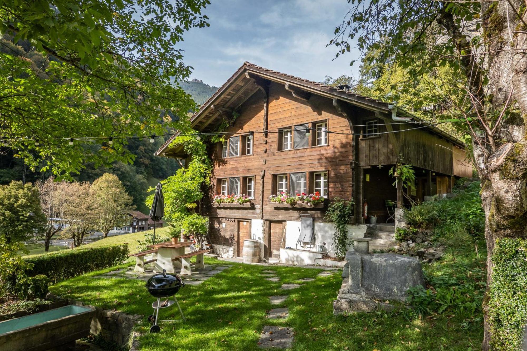 Apartmán Chalet Elza Lauterbrunnen Exteriér fotografie