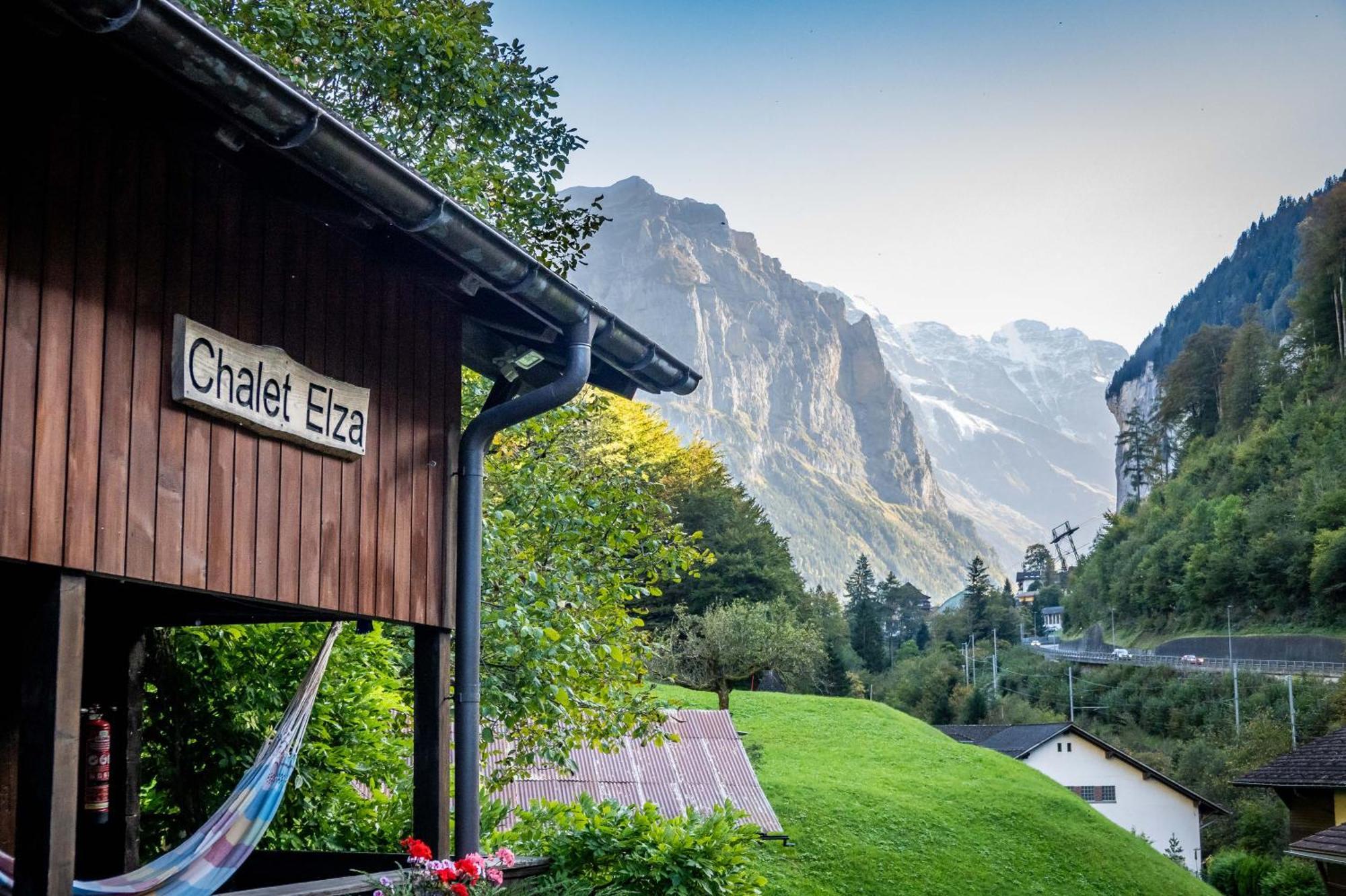 Apartmán Chalet Elza Lauterbrunnen Exteriér fotografie